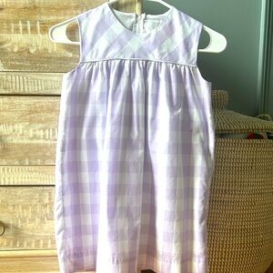 The Beaufort Bonnet Company Lavender Checkered Dress